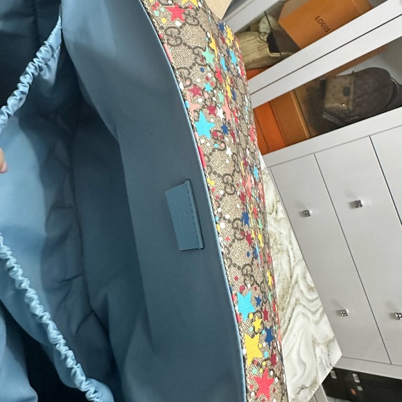 Gucci GG Supreme Star Monogram coated canvas diaper bag.  Limited Addition - Picture 4 of 15